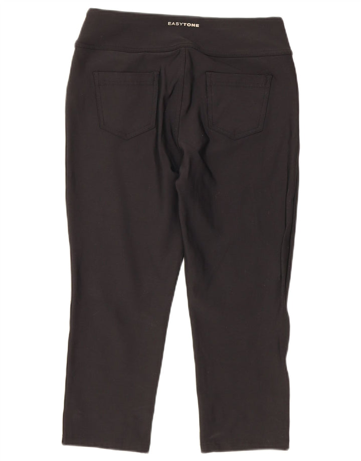 Pantaloni Capri Reebok da donna W28 L19 nylon nero