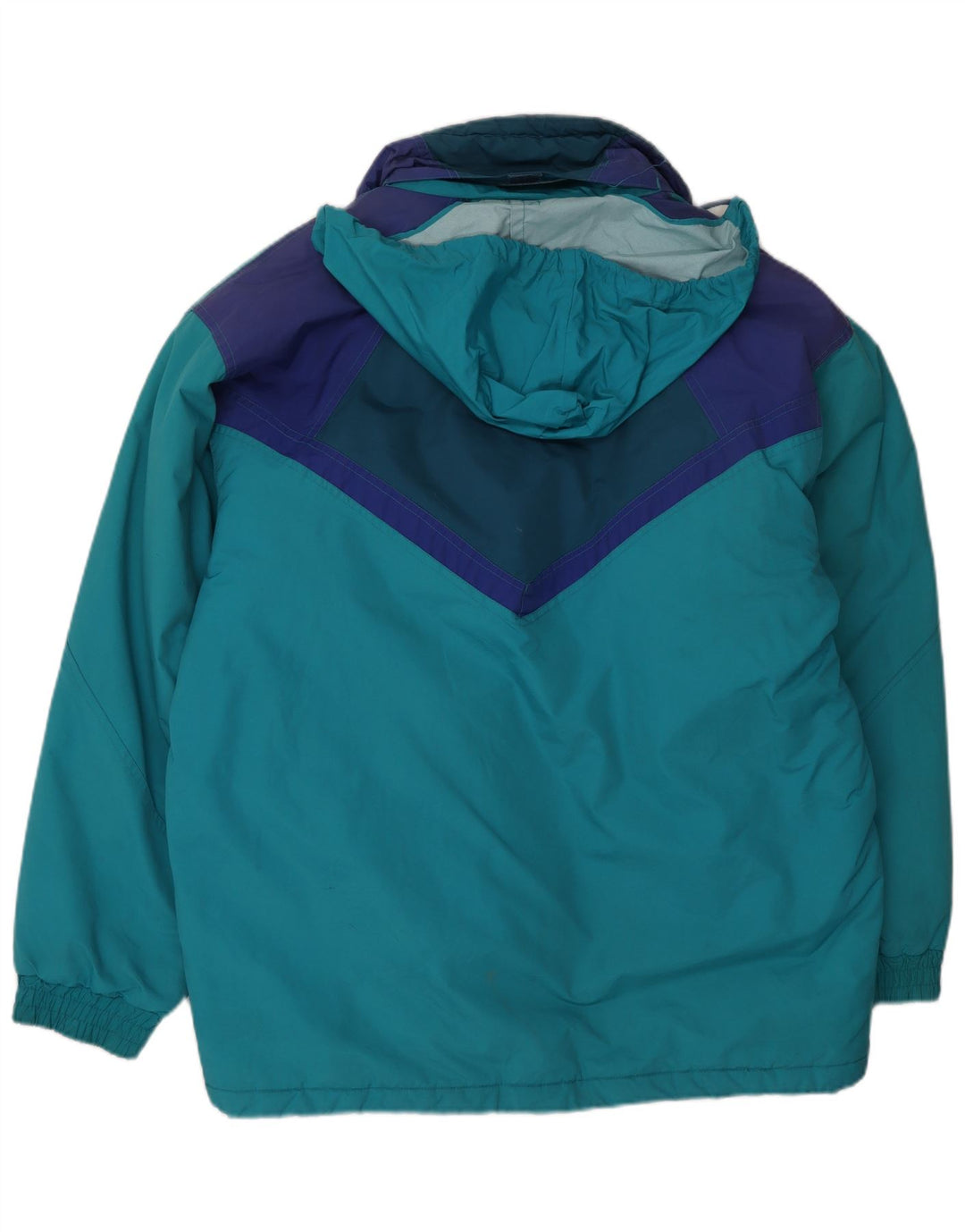 Giacca da sci con cappuccio da uomo Brugi UK 40 Large Blu Colourblock