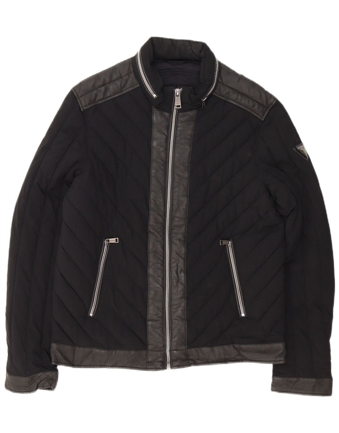 Giacca imbottita da uomo Guess UK 42 XL Polietilene nero