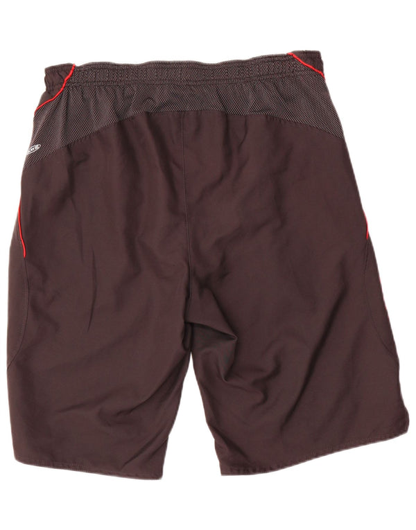 Pantaloncini sportivi Reebok da uomo color block medio nero
