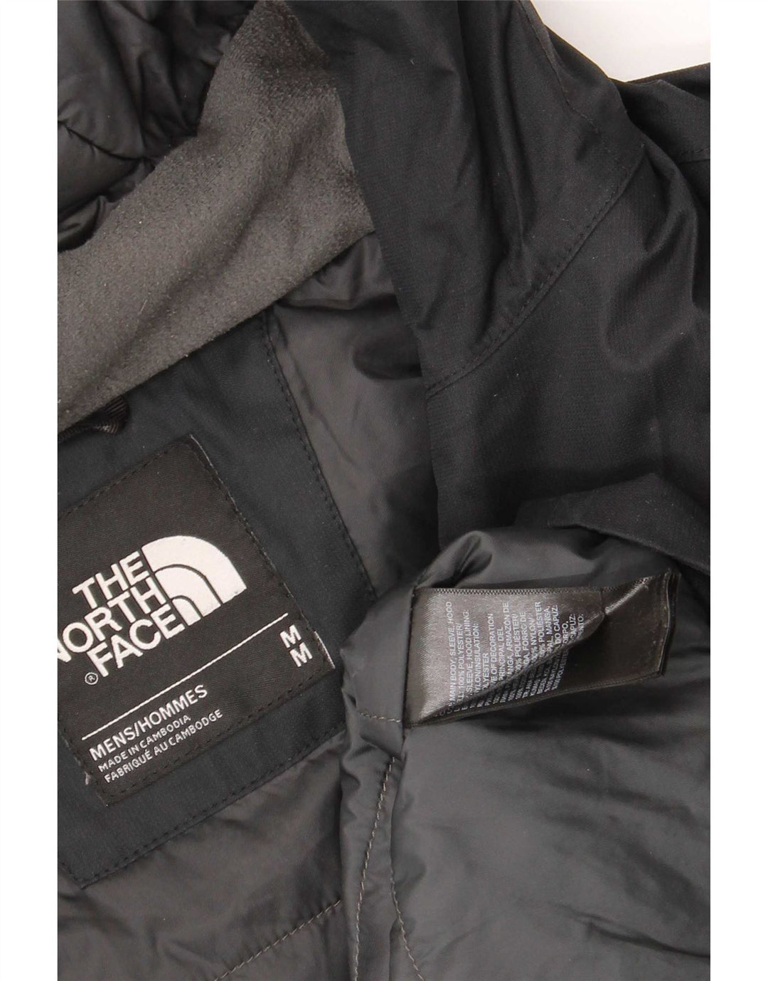 Giacca a vento con cappuccio da uomo The North Face UK 38 poliestere nero medio