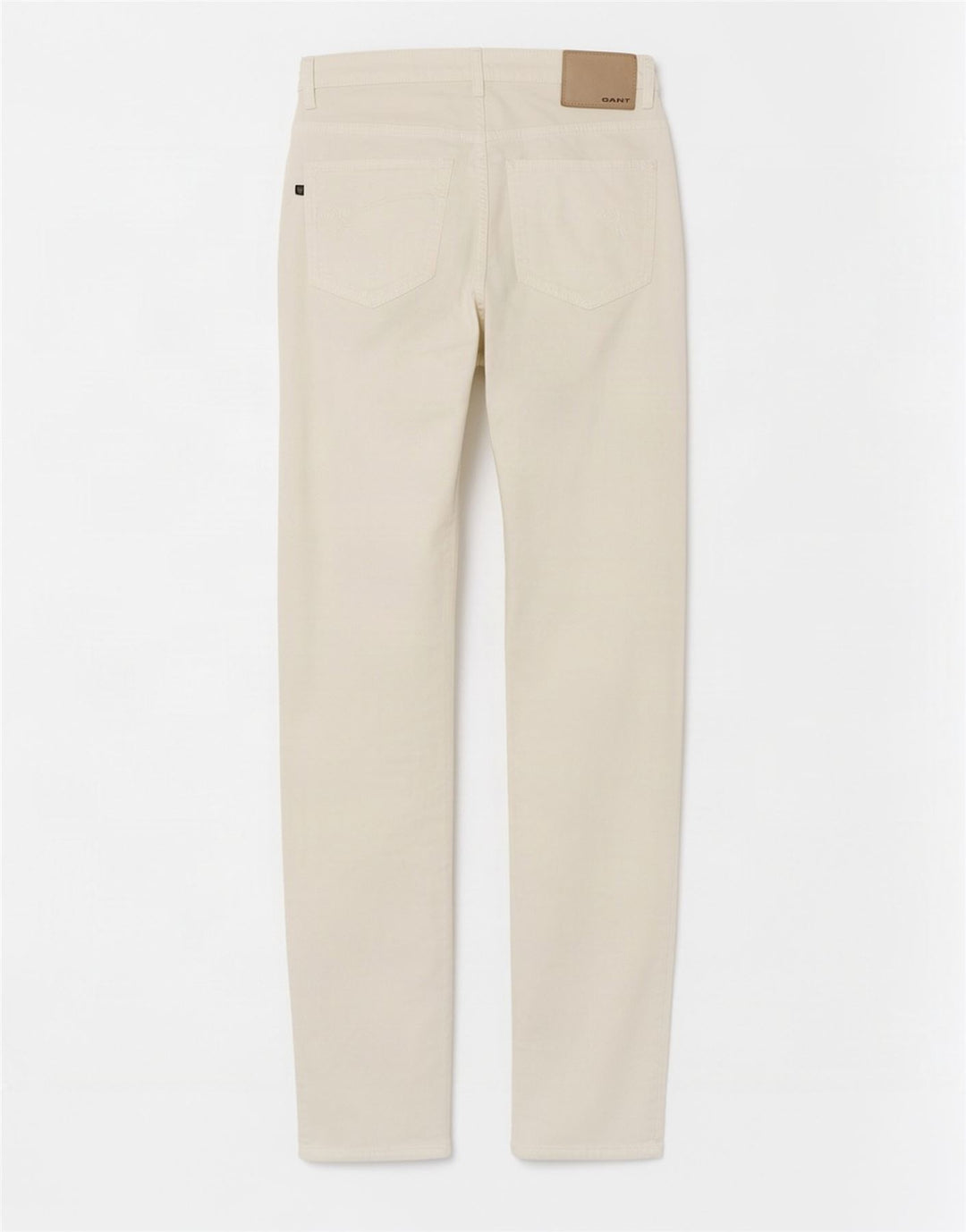 Jeans dritti da donna Gant W31 L34 cotone bianco