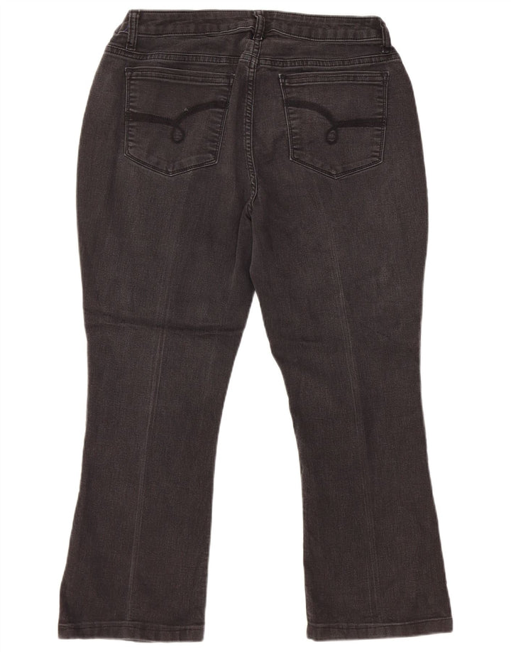 Jeans LEE Riders da donna a vita media con taglio bootcut US 14 XL W32 L24 Nero