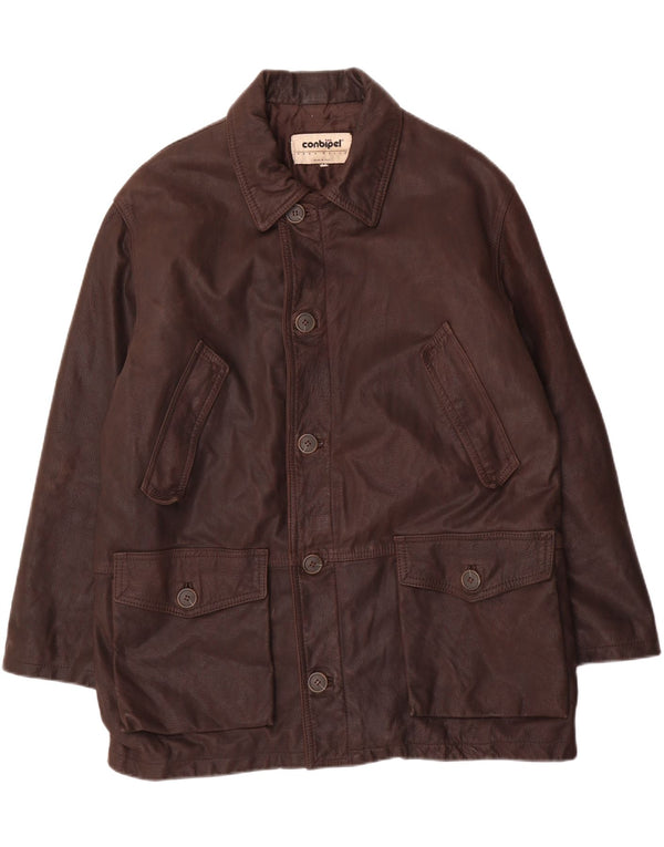 Giacca in pelle da uomo CONBIPEL UK 42 XL Pelle marrone