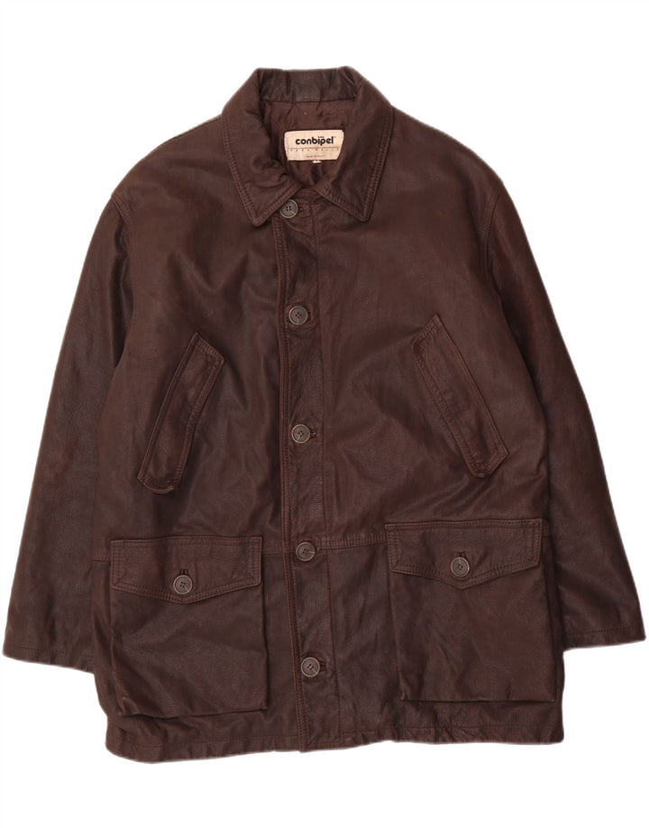 Giacca in pelle da uomo CONBIPEL UK 42 XL Pelle marrone