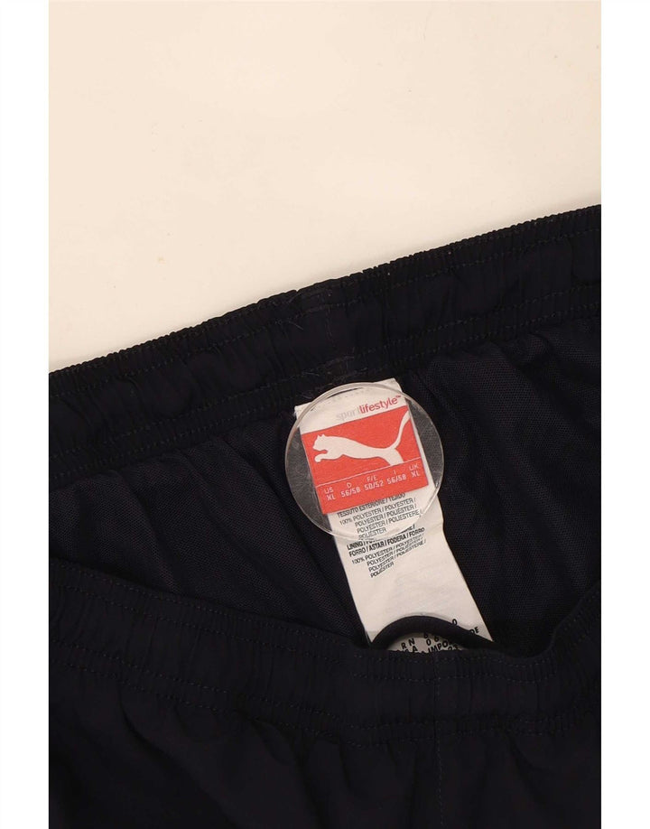 Pantaloncini sportivi da uomo Puma XL blu navy in poliestere
