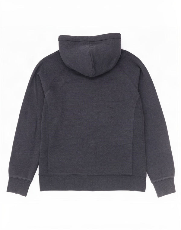 Maglione con cappuccio e zip da donna Animal UK 14 Large in cotone blu navy