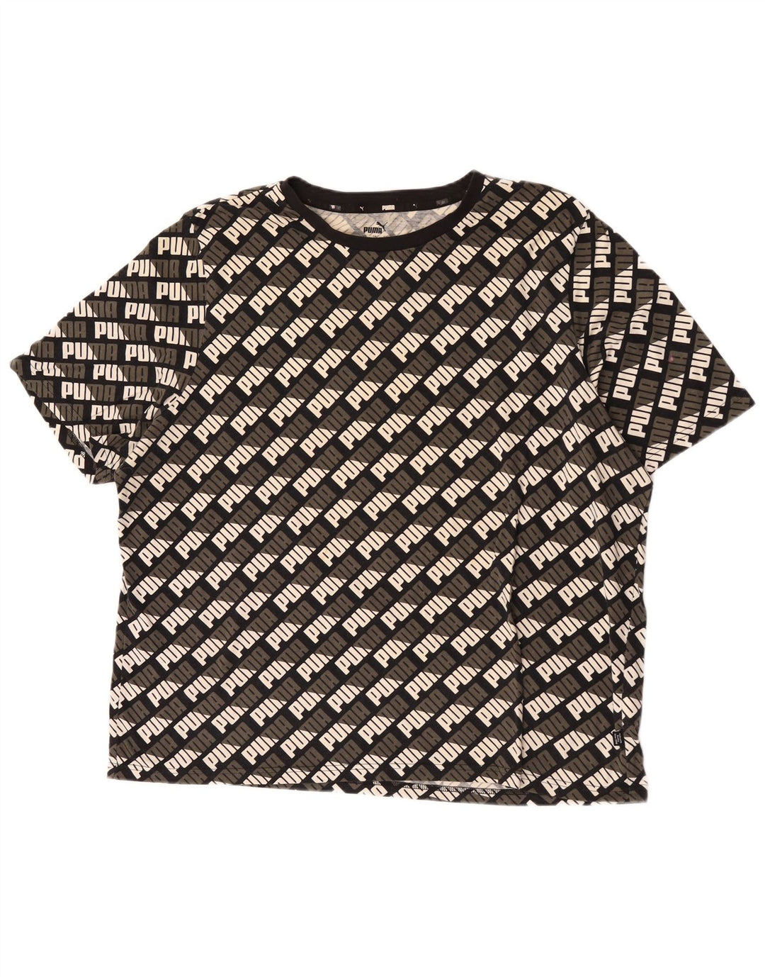 T-shirt grafica da uomo Puma Top 2XL cotone nero