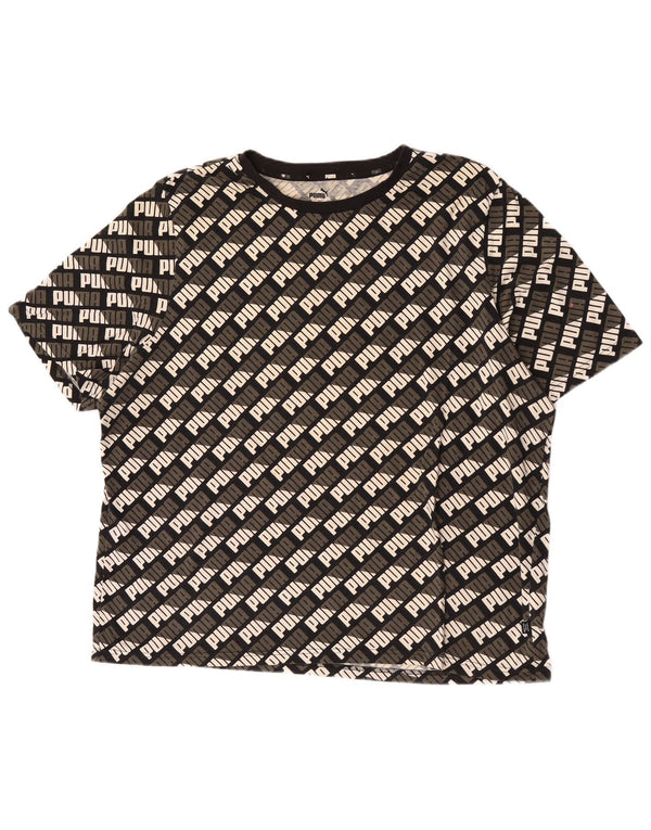 T-shirt grafica da uomo Puma Top 2XL cotone nero