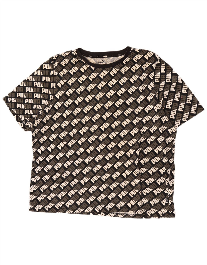T-shirt grafica da uomo Puma Top 2XL cotone nero