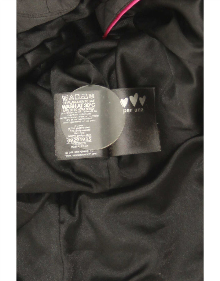 Gilet imbottito da donna Marks & Spencer UK 18 XL poliestere nero
