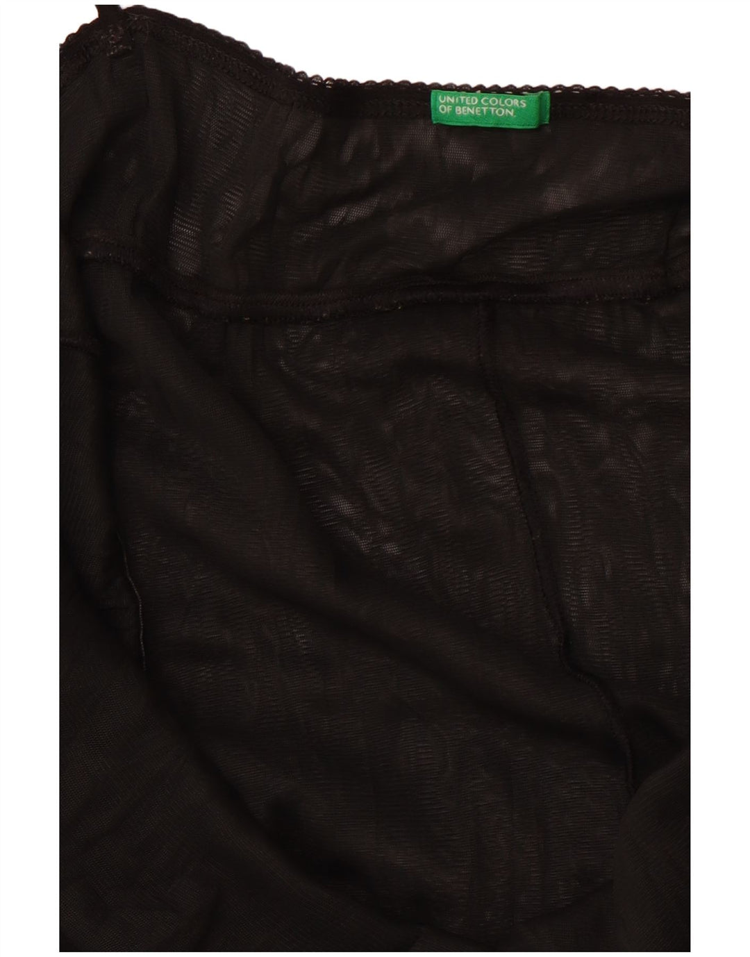 BENETTON Canotta da donna UK 12 media nera