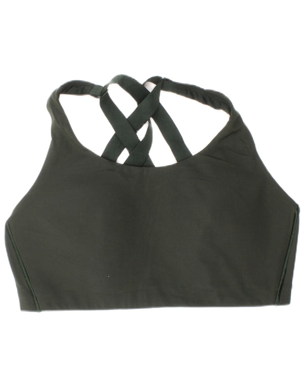 Lululemon Reggiseno sportivo imbottito da donna Top sportivo in nylon verde medio