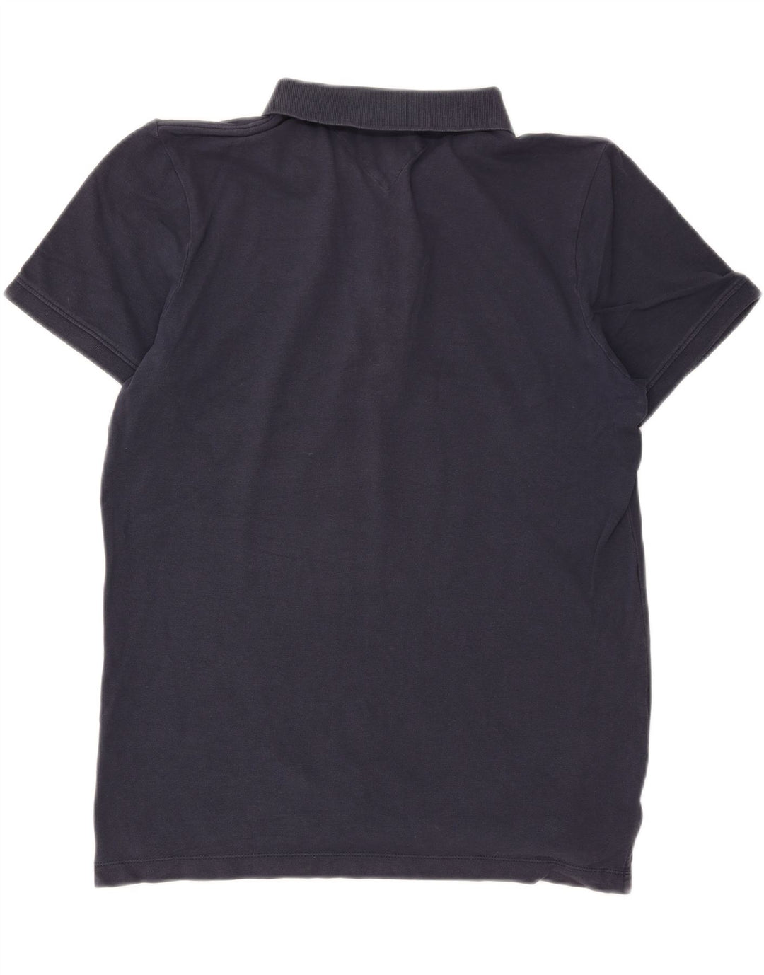 TOMMY HILFIGER Mens Polo Shirt Medium Navy Blue Vintage Tommy Hilfiger and Second-Hand Tommy Hilfiger from Messina Hembry 