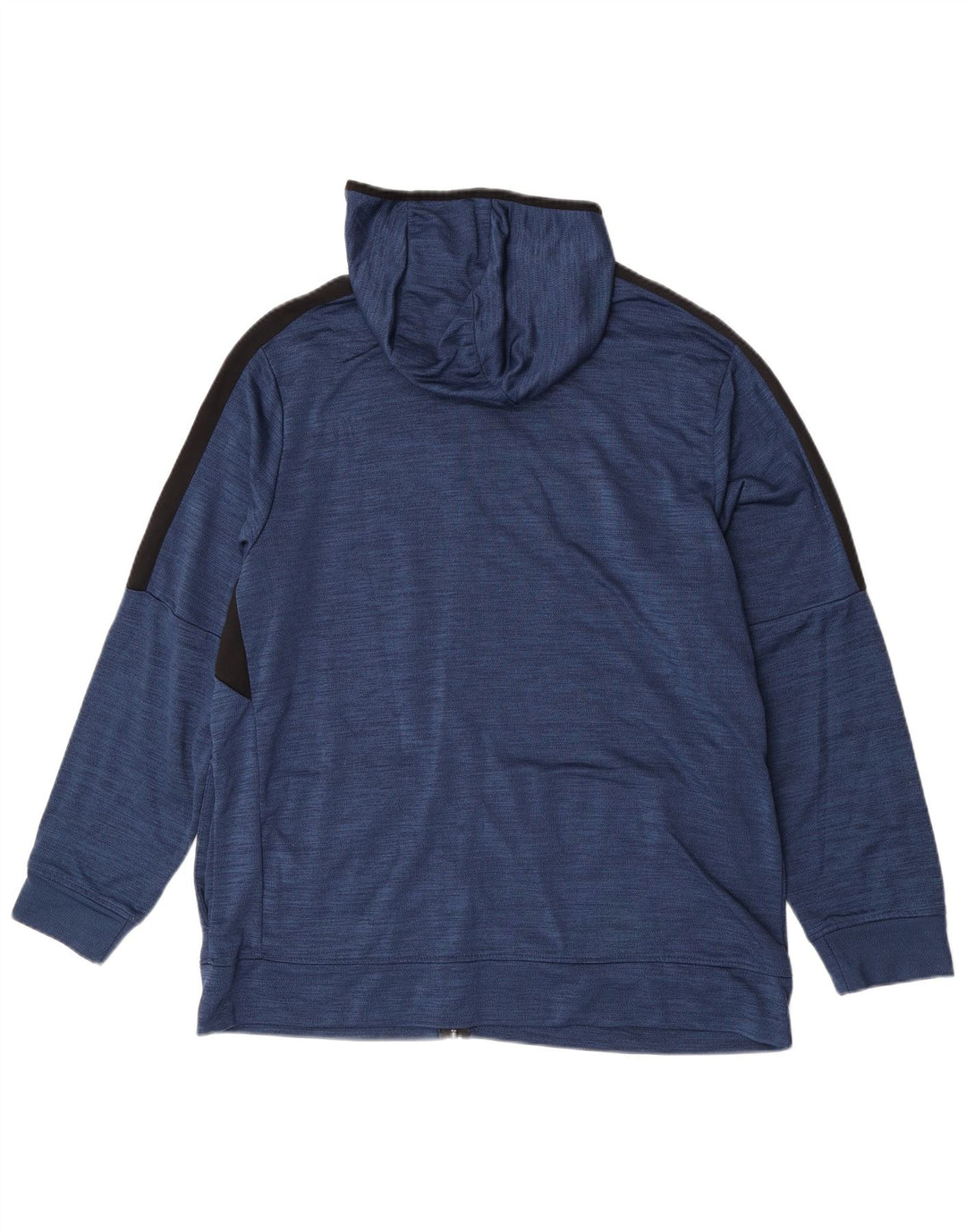 Maglione con cappuccio e zip da uomo Russell Athletic XL in poliestere color block blu