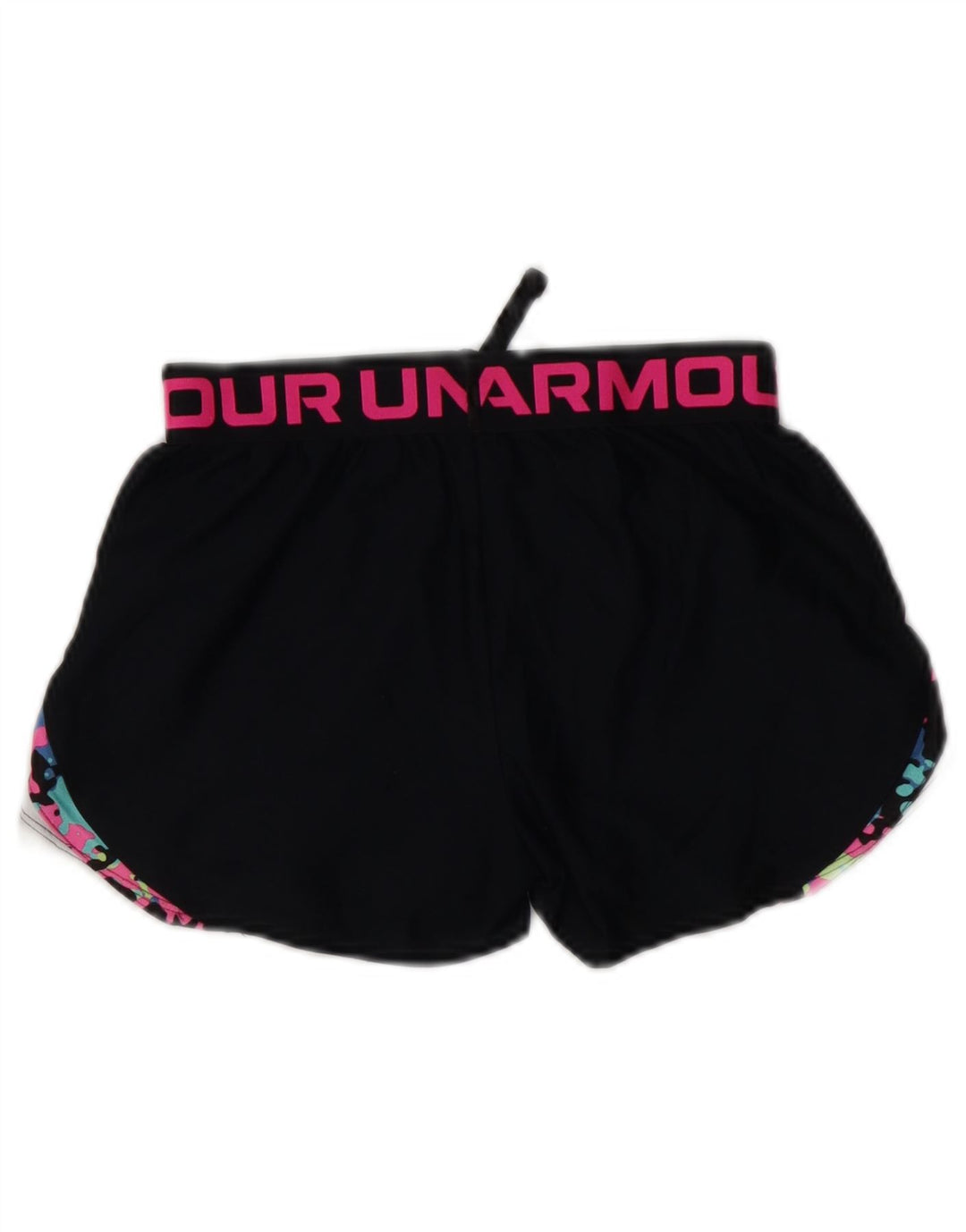 Pantaloncini sportivi UNDER ARMOUR per ragazze Heat Gear Graphic 9-10 anni medio nero