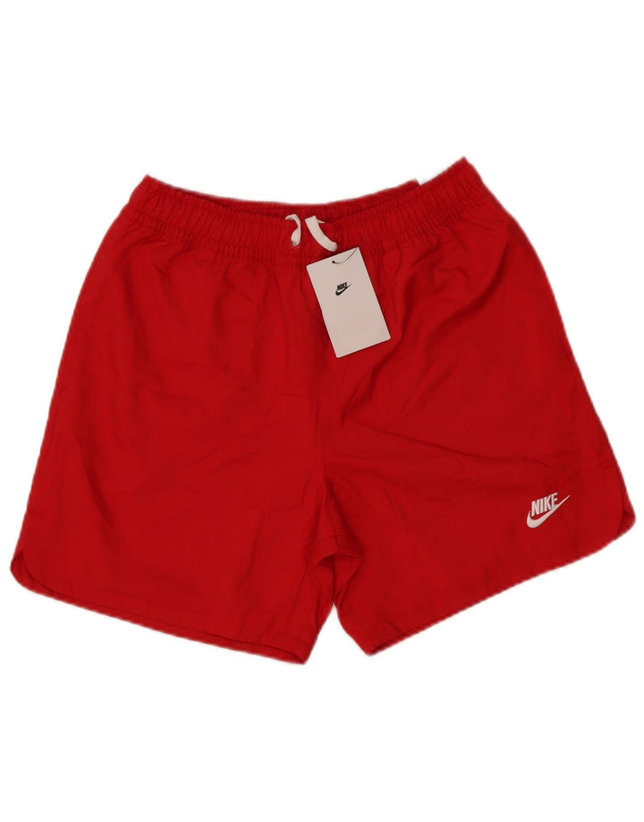 Pantaloncini da bagno Nike da uomo piccoli in poliestere rosso