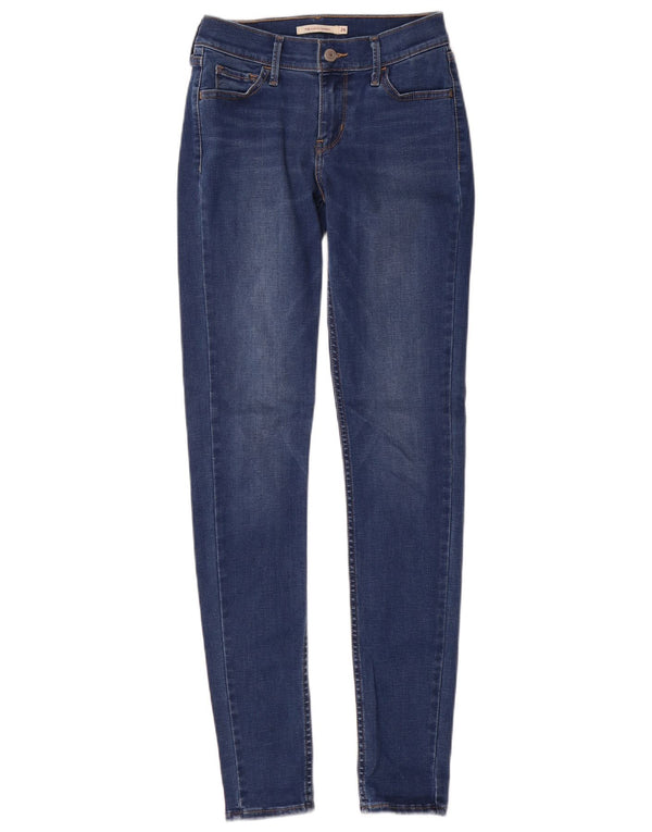 Jeans Levi's da donna 710 super skinny W26 L32 cotone blu