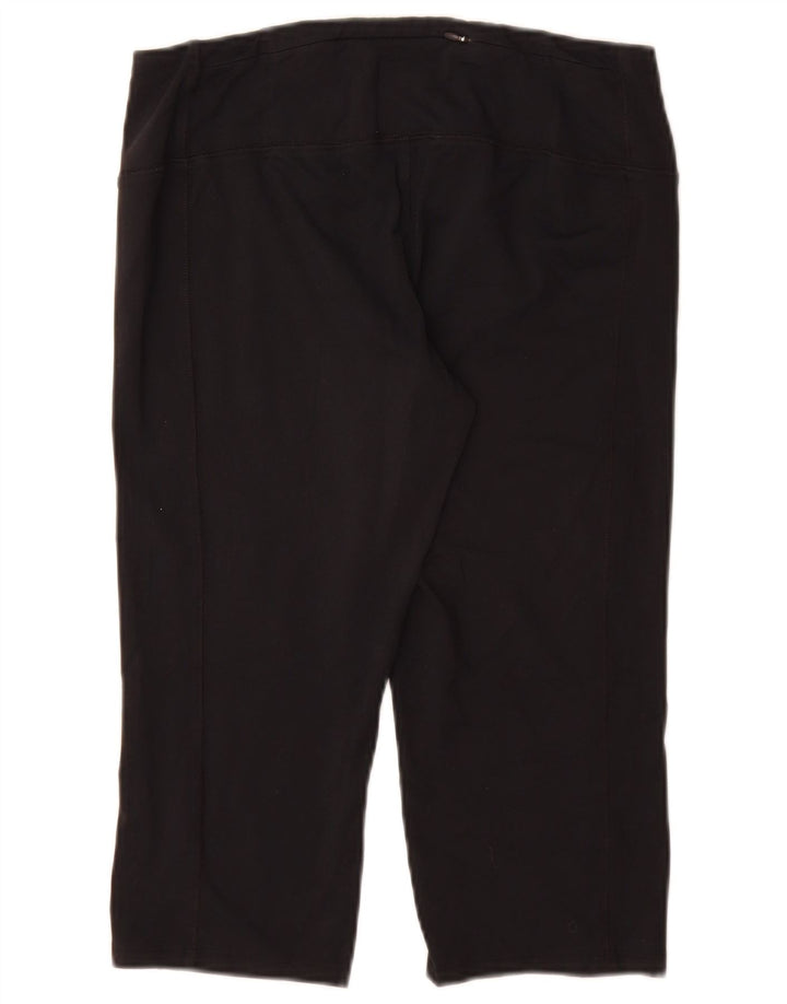 Leggings Capri da donna Marks & Spencer UK 16 Large Nero Poliammide