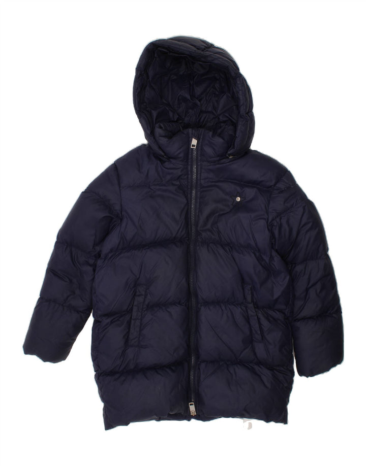 DIESEL Boys Hooded Padded Jacket 7-8 Years Navy Blue Nylon Vintage Diesel and Second-Hand Diesel from Messina Hembry 