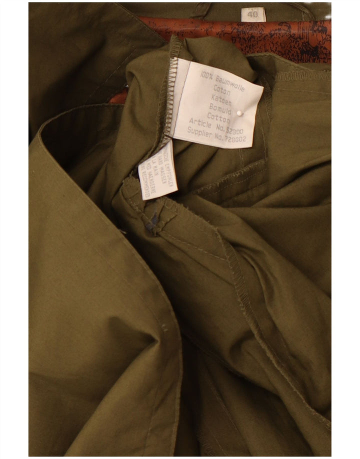 Trench da donna VINTAGE EU 40 cotone kaki medio