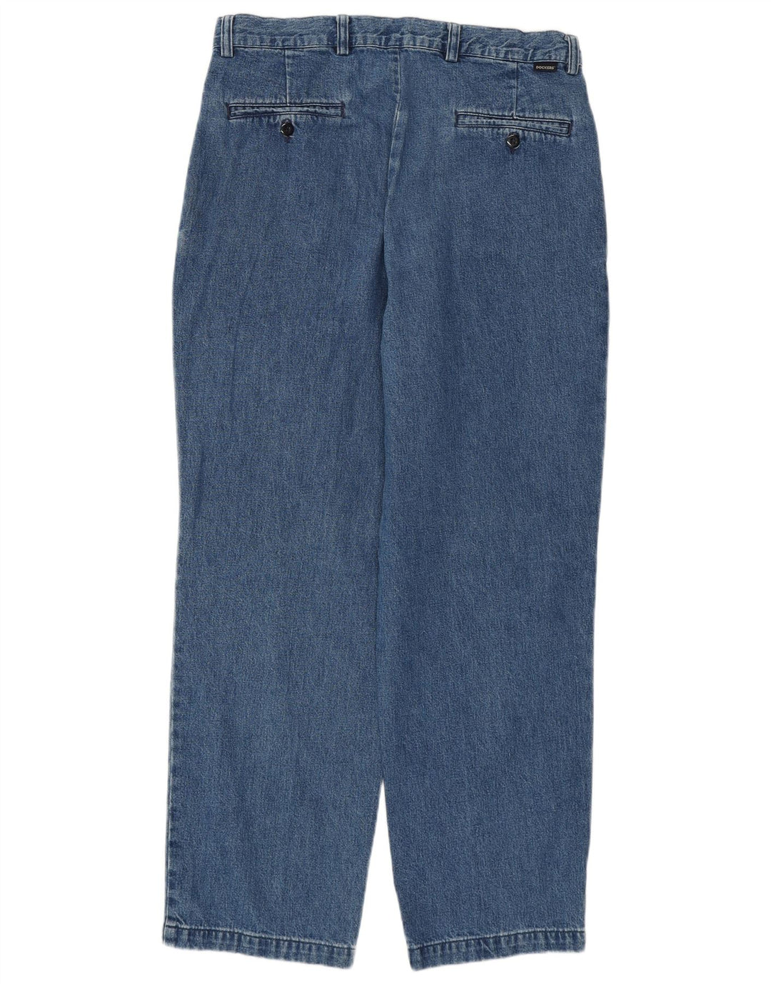 Jeans dritti da donna vestibilità classica Dockers W34 L30 cotone blu