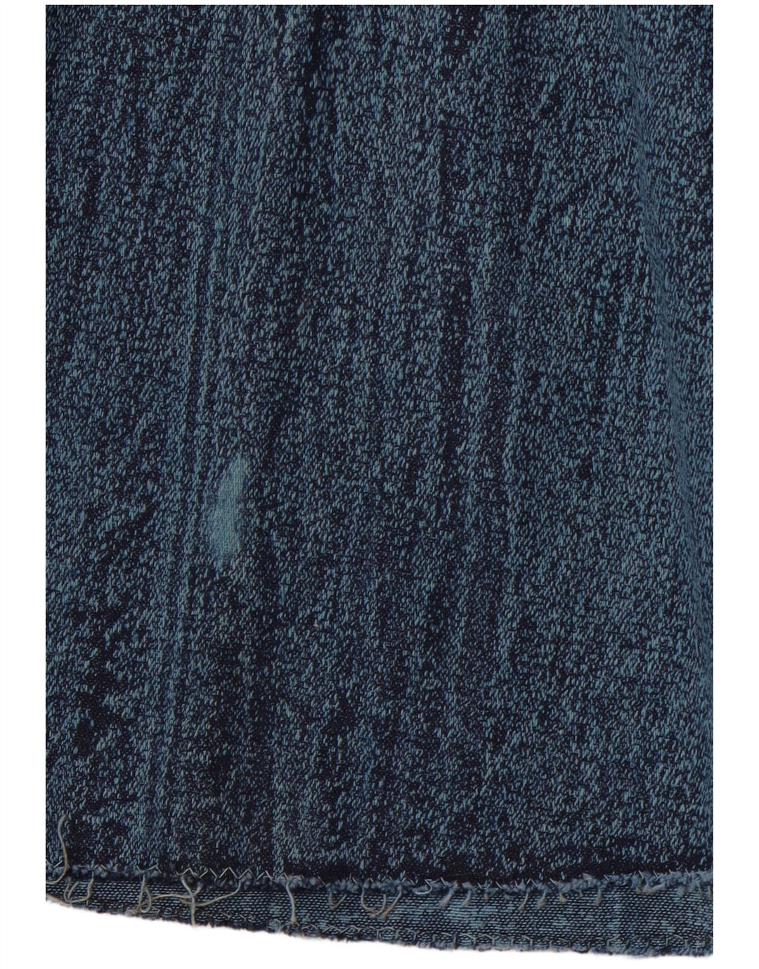 Gonna di jeans a vita alta da donna VINTAGE W28 Blu medio