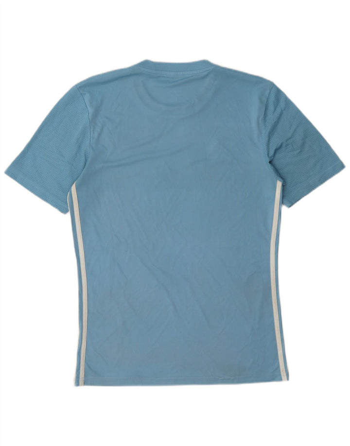 Maglietta slim fit da uomo Adidas Dri Fit piccola blu