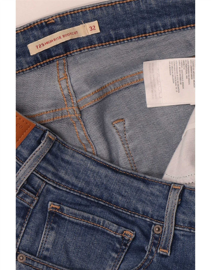 Jeans Levi's da donna 725 bootcut a vita alta W32 L30 cotone blu