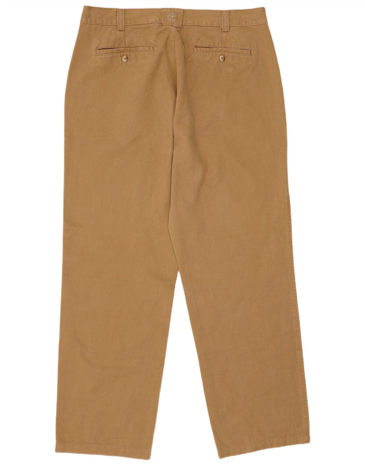 Pantaloni chino regolari da uomo Timberland W40 L32 in cotone beige