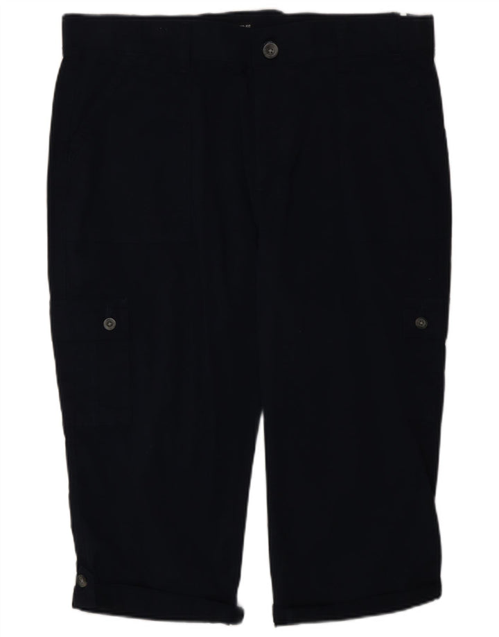 Pantaloni Capri cargo da donna Lee US 16 2XL W38 L19 Cotone blu navy
