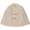 Trench corto da donna Marks & Spencer UK 16 grande cotone bianco
