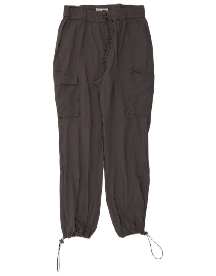 Pantaloni cargo da jogging da donna Jack Wills medi W28 L26 nylon grigio