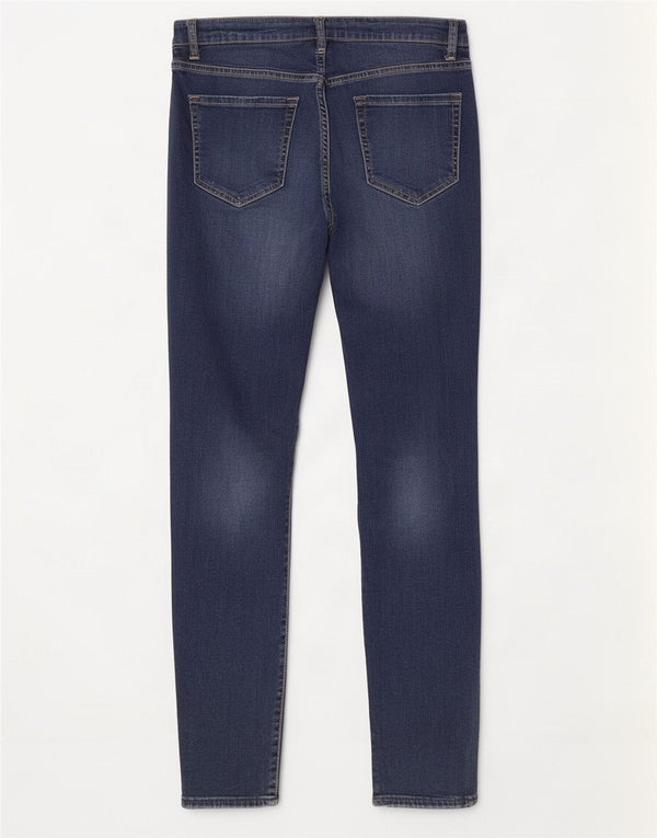 Jeans Hollister da donna con leggings elasticizzati a vita alta US 12 Large W31 L28 Blu