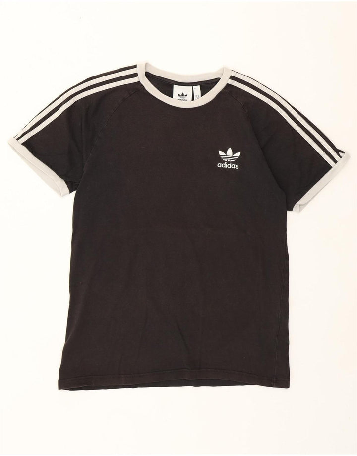 T-shirt da donna Adidas Top UK 14 cotone medio nero