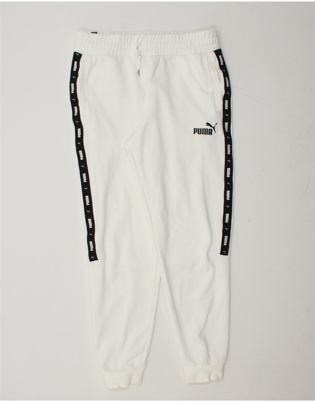 Pantaloni da tuta con grafica PUMA da uomo Joggers Large White Colourblock