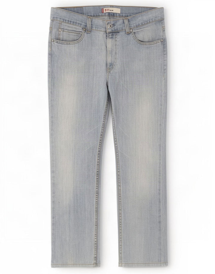 Jeans Levi's Uomo 511 Slim W36 L30 Cotone Blu
