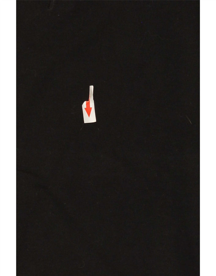 Polo da uomo Massimo Dutti grande in cotone nero