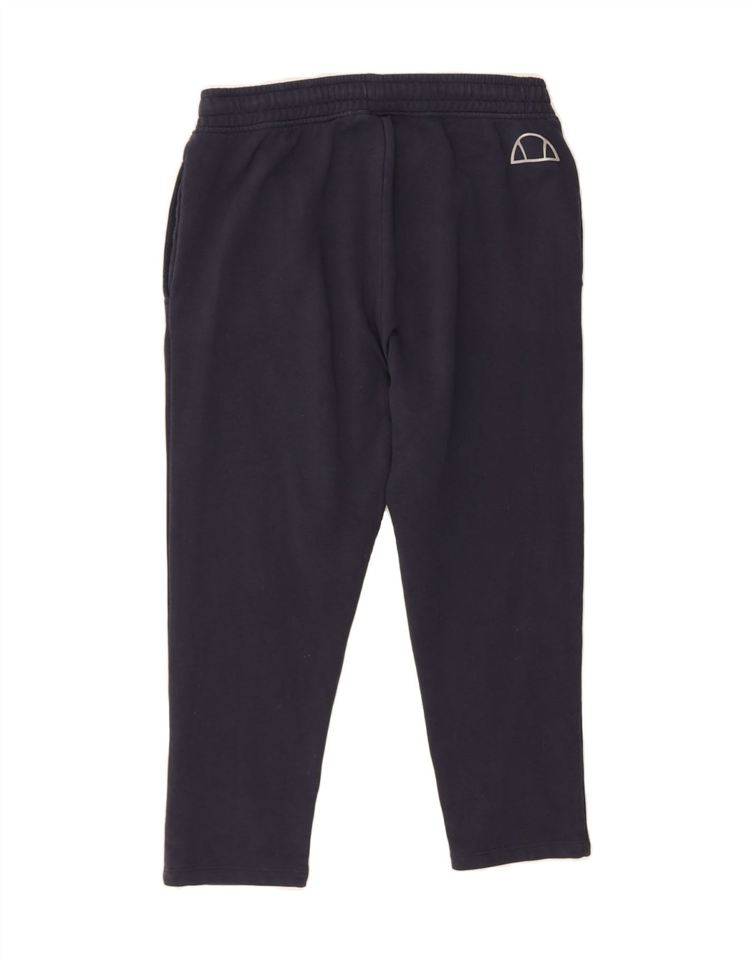 ELLESSE Womens Tracksuit Trousers UK 14 Medium  Navy Blue Cotton Vintage Ellesse and Second-Hand Ellesse from Messina Hembry 
