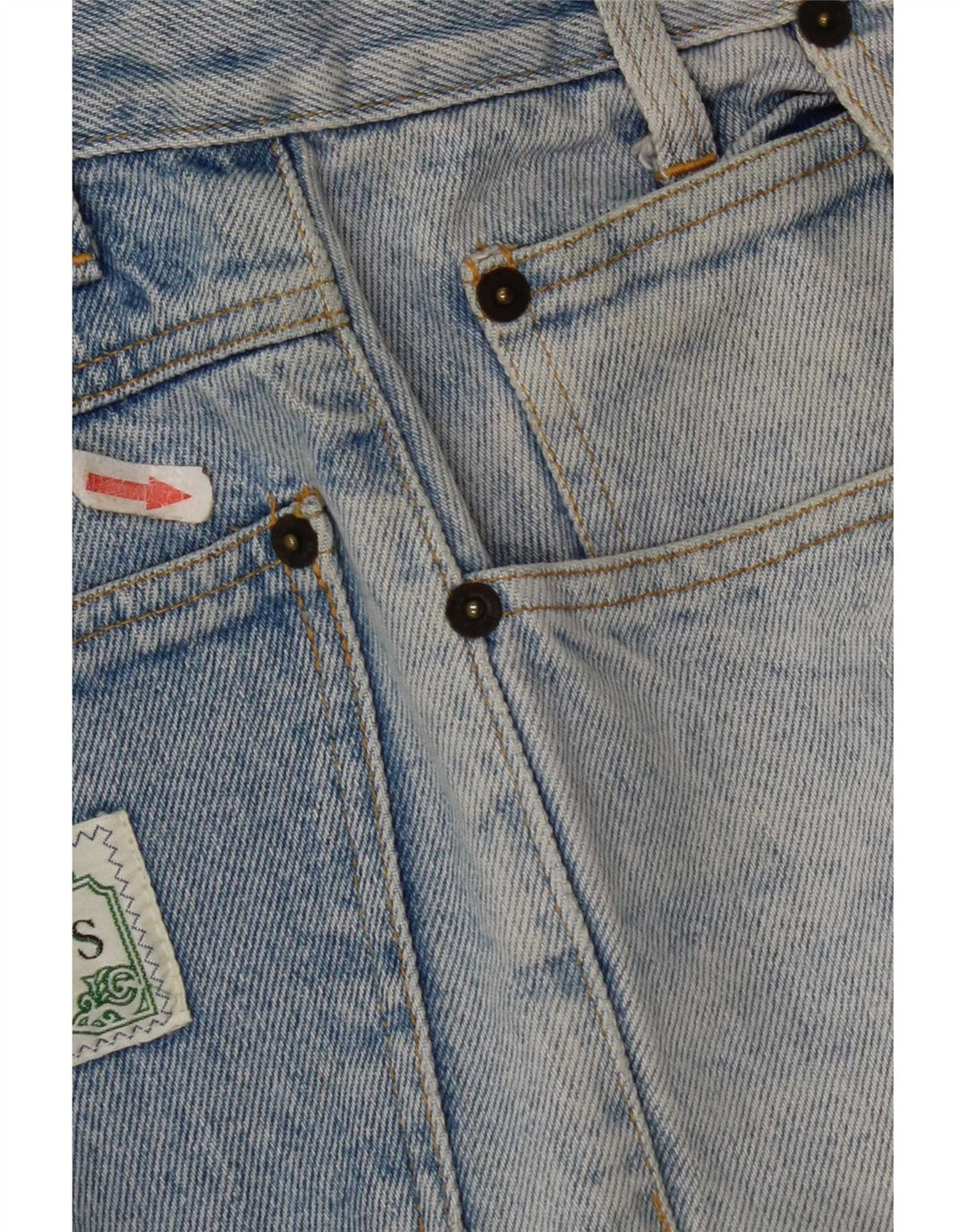 Gonna in denim da donna Mason W28 blu medio