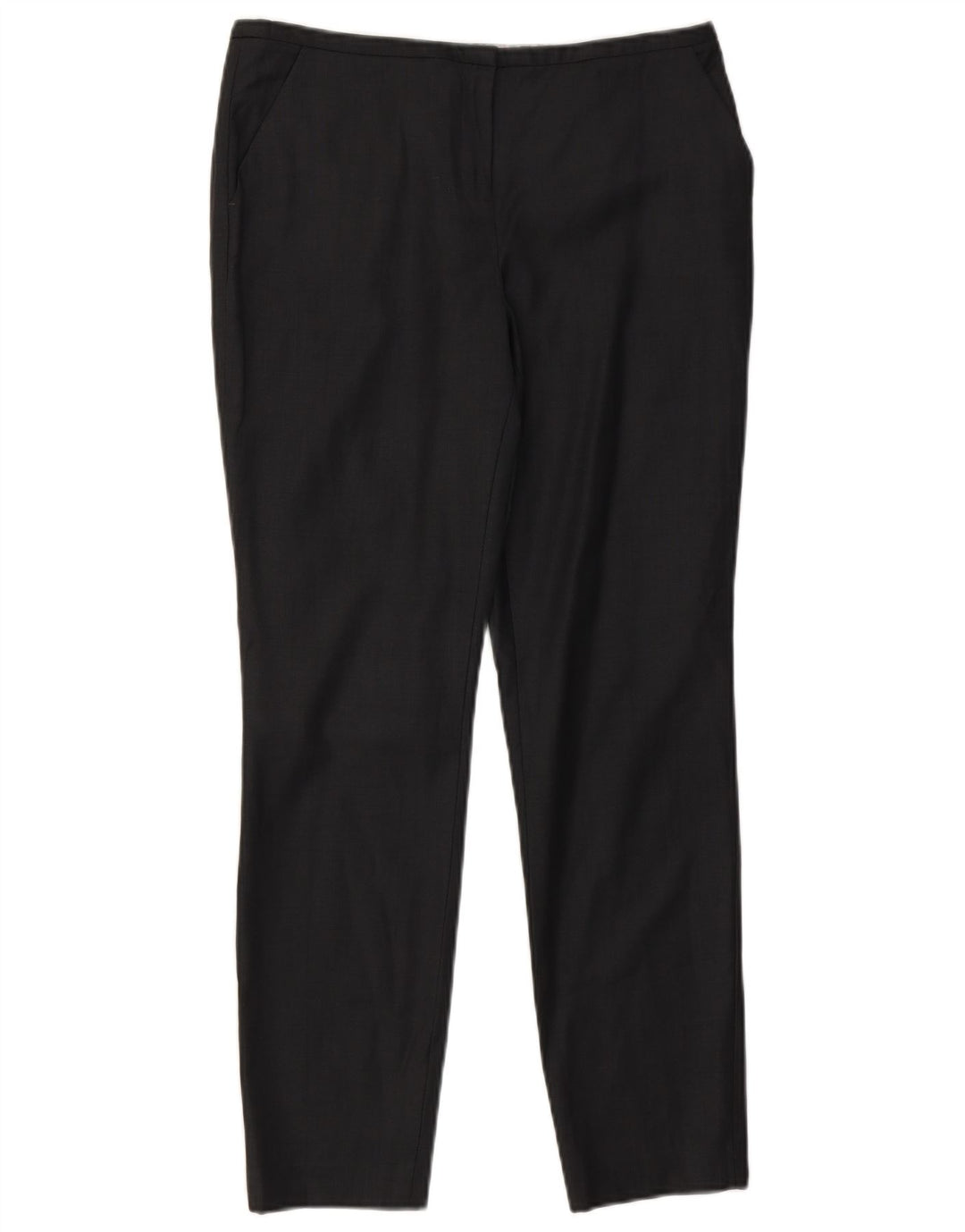 Pantaloni da abito slim da donna Ted Baker taglia 2 piccoli W30 L28 lana nera