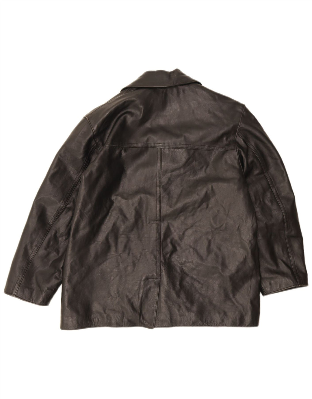 Giacca Blazer a 3 Bottoni da Donna Lavorazione Artigiana UK 14 Media Nera