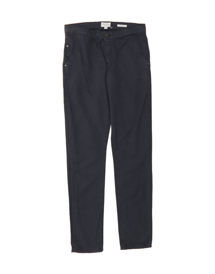 MASSIMO DUTTI Boys Chino Trousers 13-14 Years W32 L32 Navy Blue Vintage Massimo Dutti and Second-Hand Massimo Dutti from Messina Hembry 