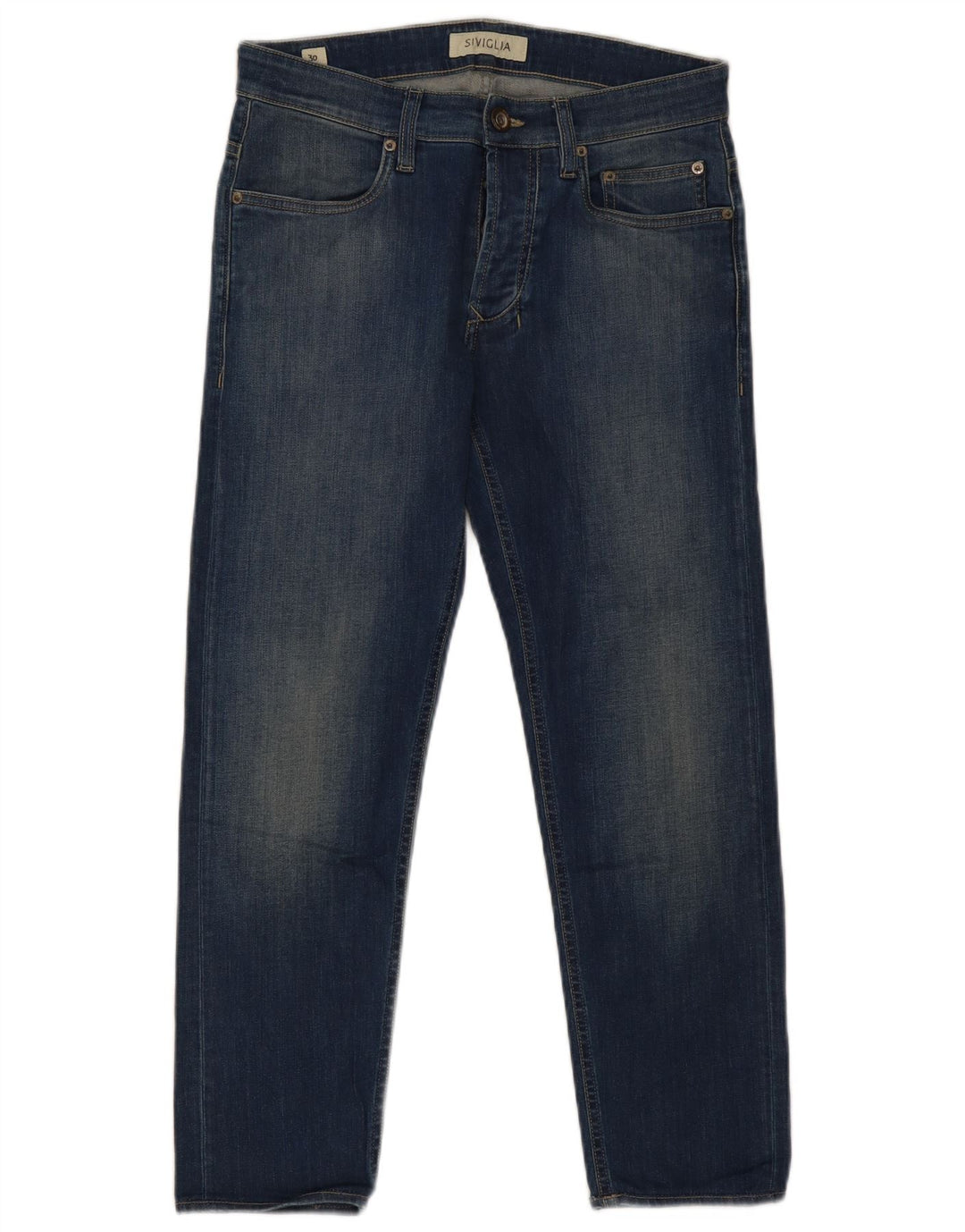 Jeans Cropped Donna SIVIGLIA W30 L26 Cotone Blu