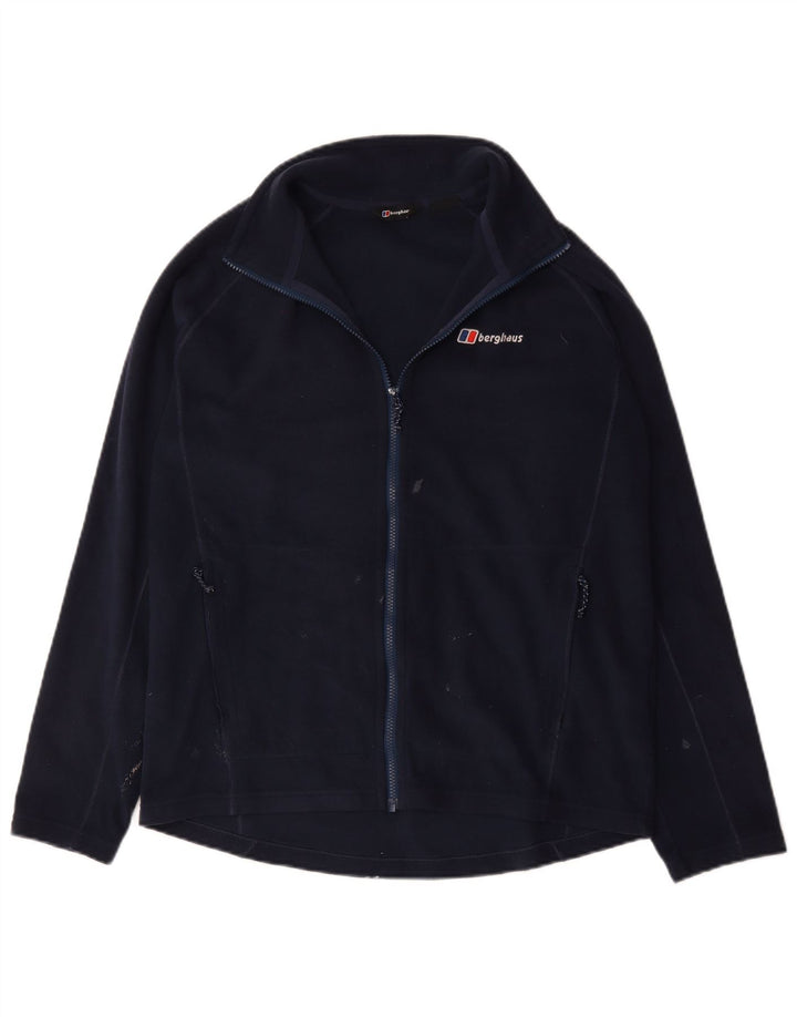 Giacca in pile da uomo Berghaus UK 40 grande poliestere blu navy