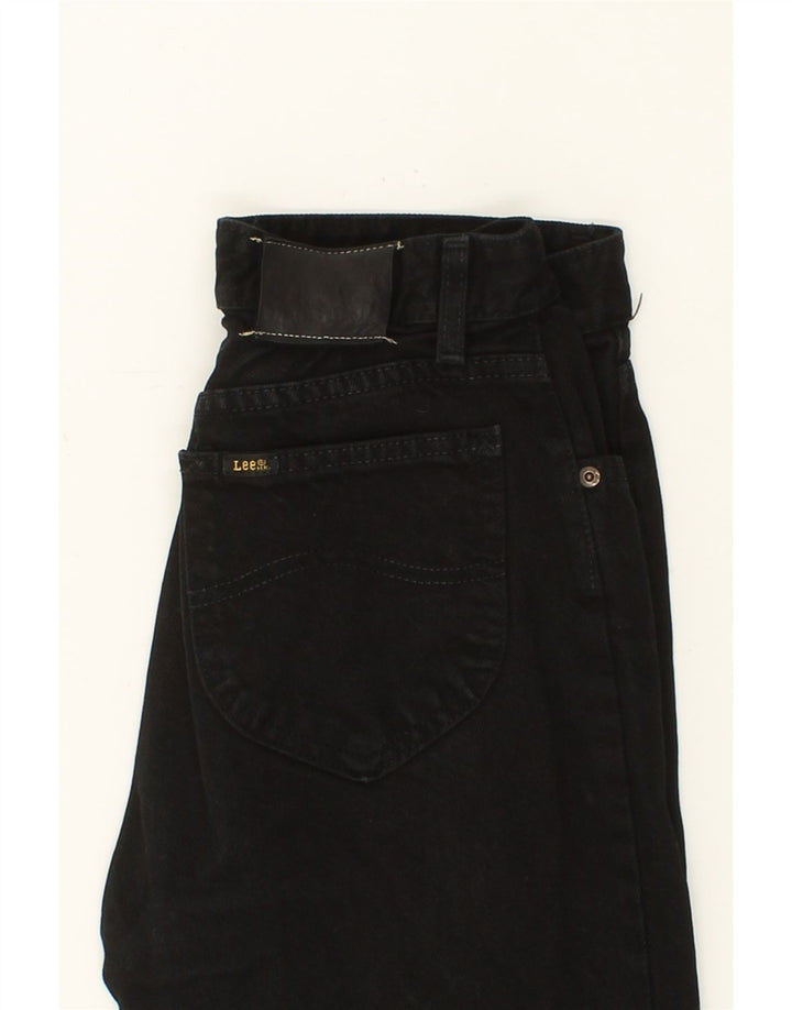 LEE Womens Straight Jeans W31 L25 Black Cotton Vintage Lee and Second-Hand Lee from Messina Hembry 