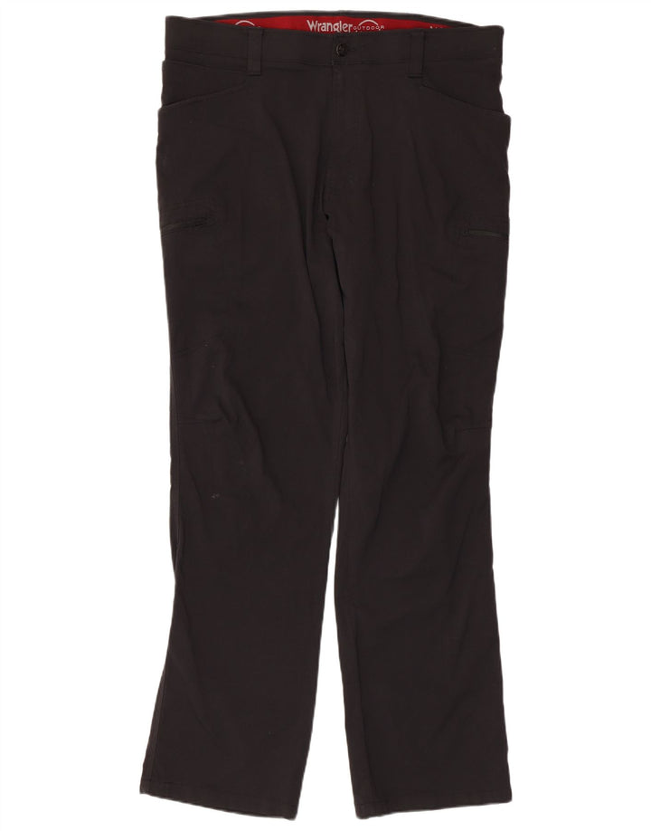 Pantaloni cargo dritti da uomo WRANGLER W36 L32 nylon nero