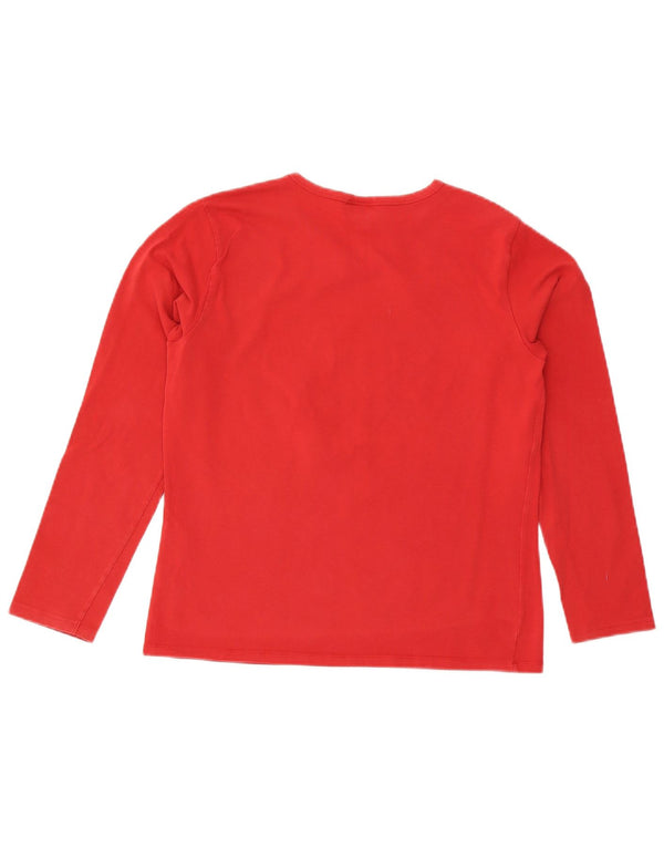 T-shirt grafica da donna Gant Top UK 18 XL rosso cotone