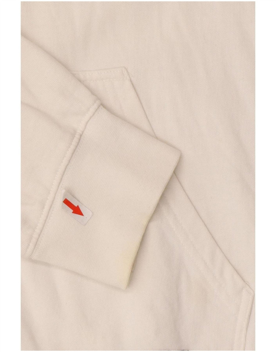 Maglione con cappuccio e zip da uomo Champion XL in cotone bianco