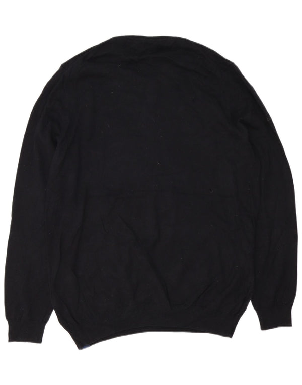 Maglione maglione girocollo da uomo Superdry 2XL cotone nero